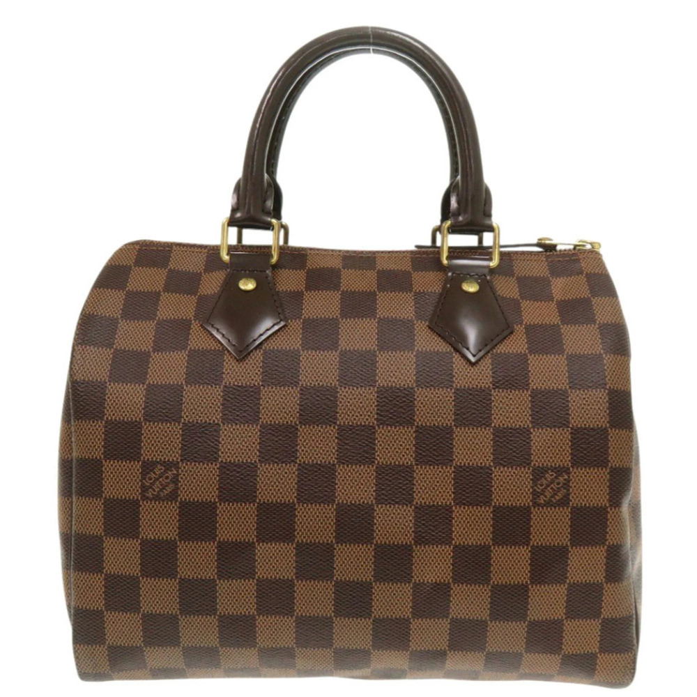 LOUIS VUITTON Authentic Brown Damier Speedy 25 Bag